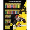 Fuel Stickers Water Only Sticker, Warning Label Sign for Jugs, Containers: Hvy-Dty, 6''x2'', 10PK Z-6X2WTR-10PK